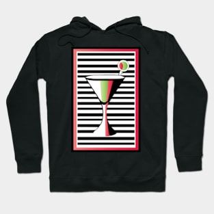 Art Deco Martini Hoodie